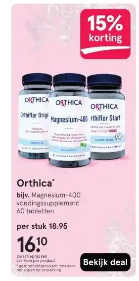 Etos Orthica aanbieding