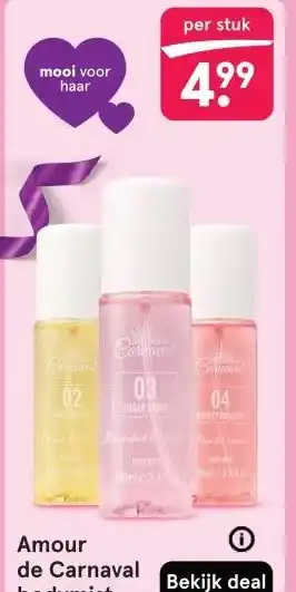 Etos Amour de Carnaval bodymist aanbieding