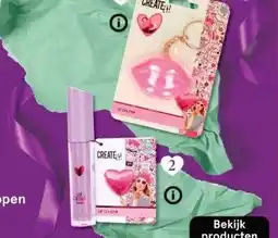 Etos Create it! Lippenbalsem lippen & Lipgloss aanbieding