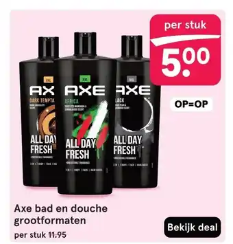 Etos Axe bad en douche grootformaten aanbieding