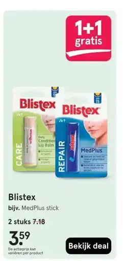 Etos Blistex aanbieding