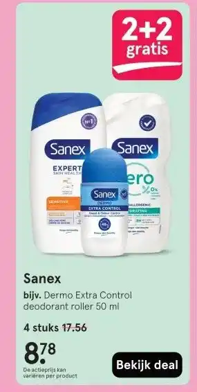 Etos Sanex aanbieding