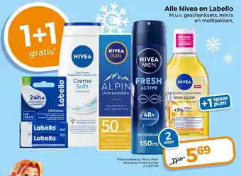 Trekpleister Alle Nivea en Labello aanbieding