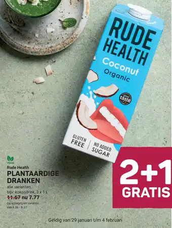 Ekoplaza Rude Health  Plantaardige dranken aanbieding