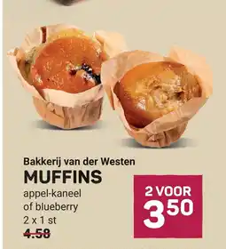 Ekoplaza Bakkerij van der Westen MUFFINS aanbieding