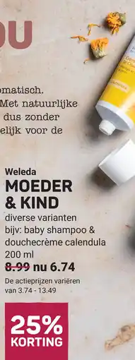 Ekoplaza Weleda Moeder & kind aanbieding