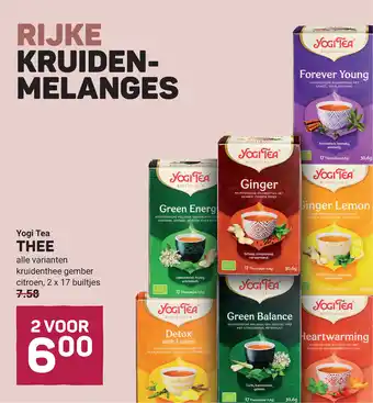 Ekoplaza Yogi Tea thee aanbieding