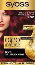 Bol.com SYOSS Oleo Intense - 5-92 Stralend Rood - Haarverf - Permanent - 1 stuk aanbieding