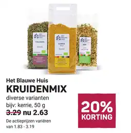 Ekoplaza Het Blauwe Huis kruidenmix aanbieding