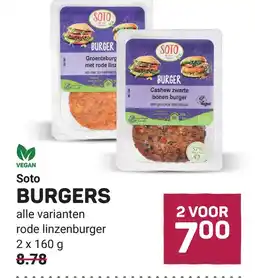 Ekoplaza Soto BURGERS aanbieding