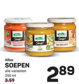 Ekoplaza Allos SOEPEN aanbieding