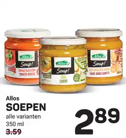 Ekoplaza Allos Soepen aanbieding