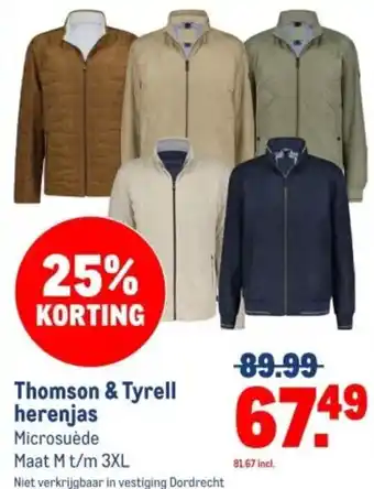 Makro Thomson & Tyrell herenjas aanbieding