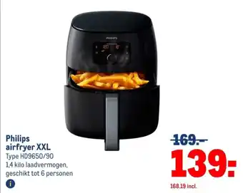 Makro Philips airfryer XXL aanbieding