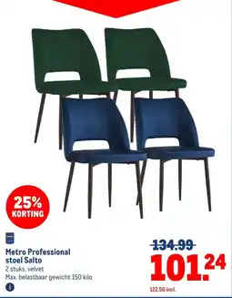 Makro Metro Professional stoel Salto aanbieding