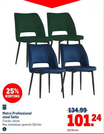 Makro Metro Professional stoel Salto aanbieding