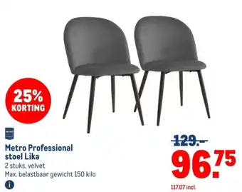 Makro Metro Professional stoel Lika aanbieding