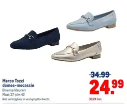 Makro Marco Tozzi dames mocassin aanbieding