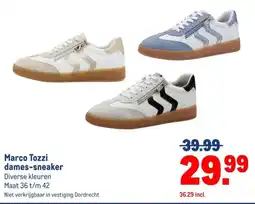 Makro Marco Tozzi dames sneaker aanbieding