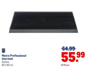 Makro Metro Professional deurmat aanbieding