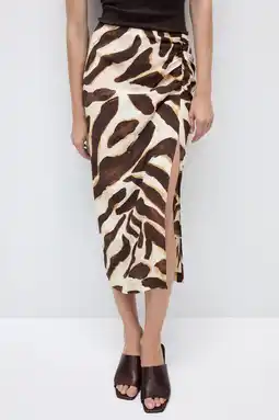 Wehkamp Mango midi rok bruin aanbieding