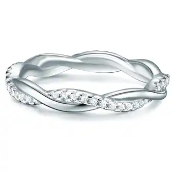 Douglas Trilani Zilveren ring Sterling zilver Zirkonia in Zilver aanbieding