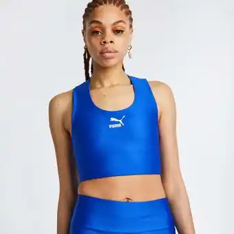 Foot Locker Puma T7 Dames Sportbeha's/Sportvesten - Blauw - Maat: L - Foot Locker aanbieding