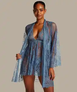 Hunkemoller Hunkemöller Kimono Magdalena Blauw aanbieding