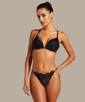 Hunkemoller Hunkemöller String Chalice Zwart aanbieding