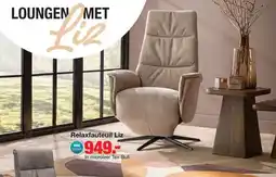 Budget Home Store Relaxfauteuil Liz manueel verstelbaar aanbieding