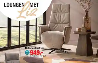 Budget Home Store Relaxfauteuil Liz manueel verstelbaar aanbieding