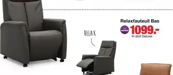 Budget Home Store Relaxfauteuil Bas aanbieding