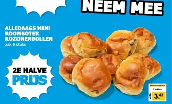 Boon`s Markt ALLEDAAGS MINI ROOMBOTER ROZIJNENBOLLEN aanbieding