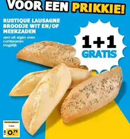 Boon`s Markt RUSTIQUE LAUSAGNE BROODJE WIT EN/OF MEERZADEN aanbieding