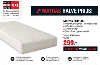 Budget Home Store Matras HR1000 aanbieding