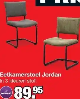 Budget Home Store Eetkamerstoel Jordan Cognac aanbieding