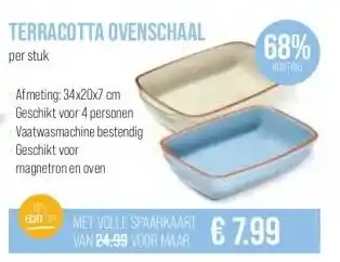 Boon`s Markt TERRACOTTA OVENSCHAAL aanbieding