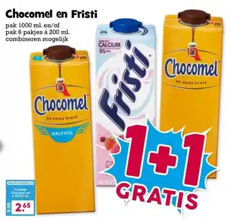 Boon`s Markt Chocomel en Fristi aanbieding