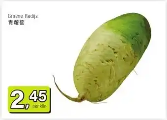 Amazing Oriëntal Groene Radijs 青蘿蔔 aanbieding