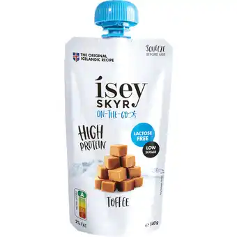 Jumbo Ísey Skyr Toffee 140g aanbieding