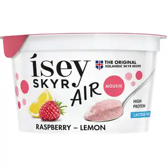 Jumbo Ísey Skyr Air Raspberry - Lemon 125 g aanbieding