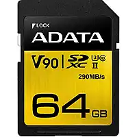 Bol.com ADATA SDXC UHS-II U3 Class 10 64GB Premier One aanbieding