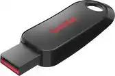 Conrad SanDisk Cruzer Snap USB-stick 64 GB Zwart SDCZ62-064G-G35 USB 2.0 aanbieding