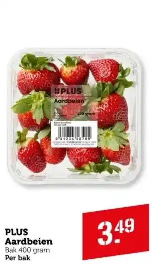 Coop PLUS Aardbeien aanbieding