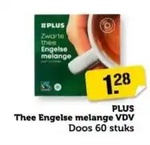 Coop PLUS Thee Engelse melange VDV aanbieding