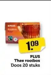 Coop PLUS Thee rooibos aanbieding