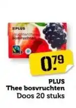 Coop PLUS Thee bosvruchten aanbieding