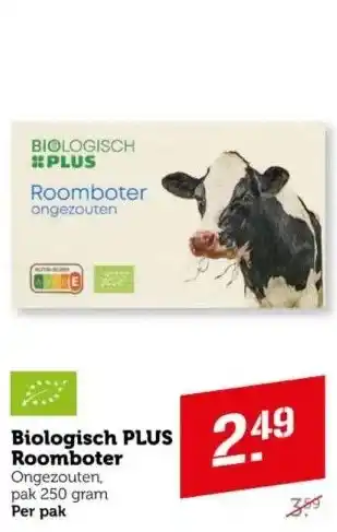 Coop Biologisch PLUS Roomboter aanbieding