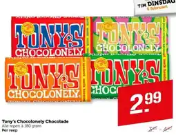 Coop Tony's Chocolonely Chocolade aanbieding