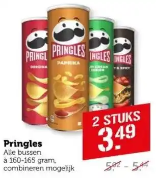 Coop Pringles aanbieding